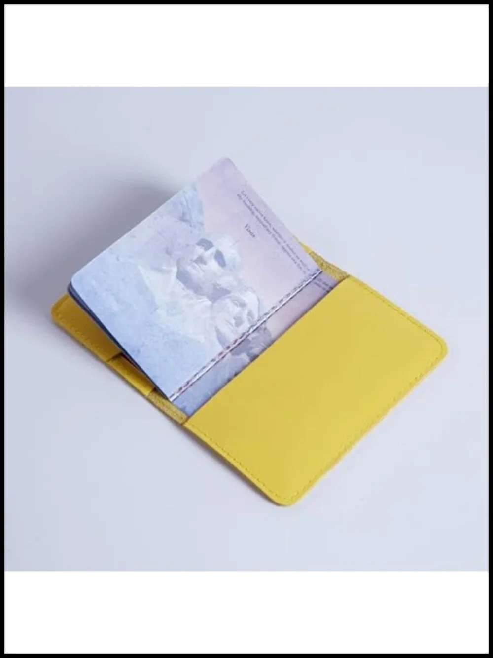 Genuine Leather Passport Holder for Travel Men Women Sleeve Protector Wallet